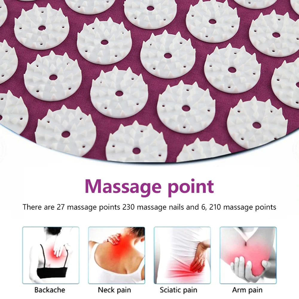 Yoga Massage Acupuncture Needle Pad With Pillow