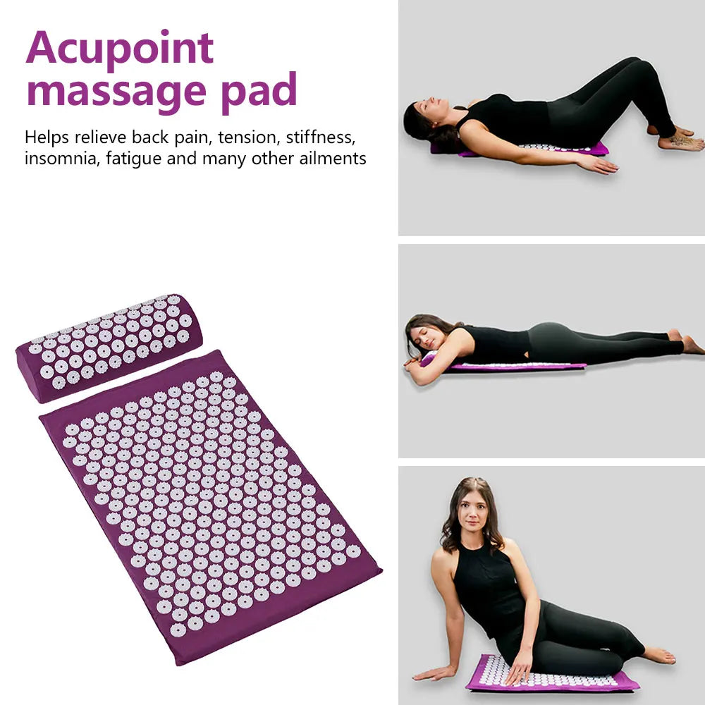 Yoga Massage Acupuncture Needle Pad With Pillow