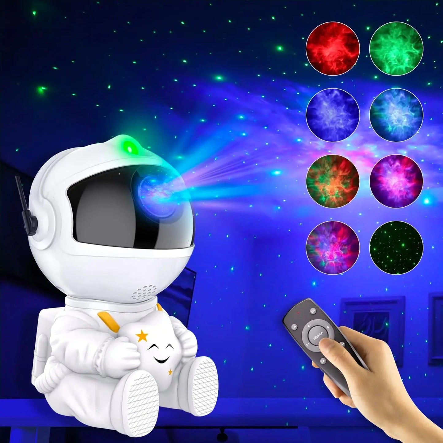 Spaceman Galaxy Night Light Projector