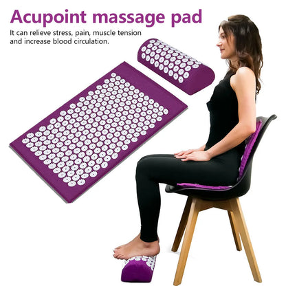 Yoga Massage Acupuncture Needle Pad With Pillow