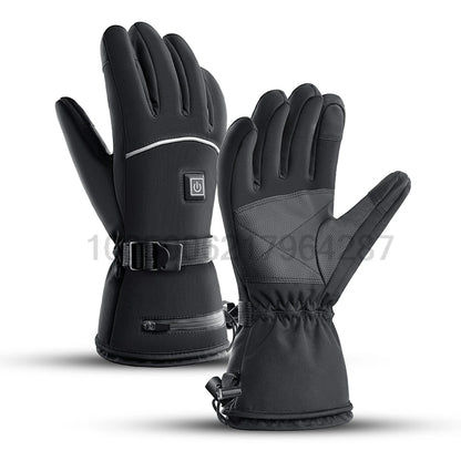 Heated Gloves Outdoor Non-slip Touch Screen